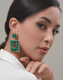 گوشواره های زنانه طرح جواهر و سنگ