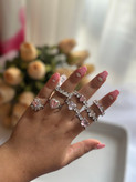 انگشتر زنانه طرح جواهر